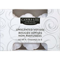 Candle-Lite VOTIVE CANDLES WHT 6PK 1601595